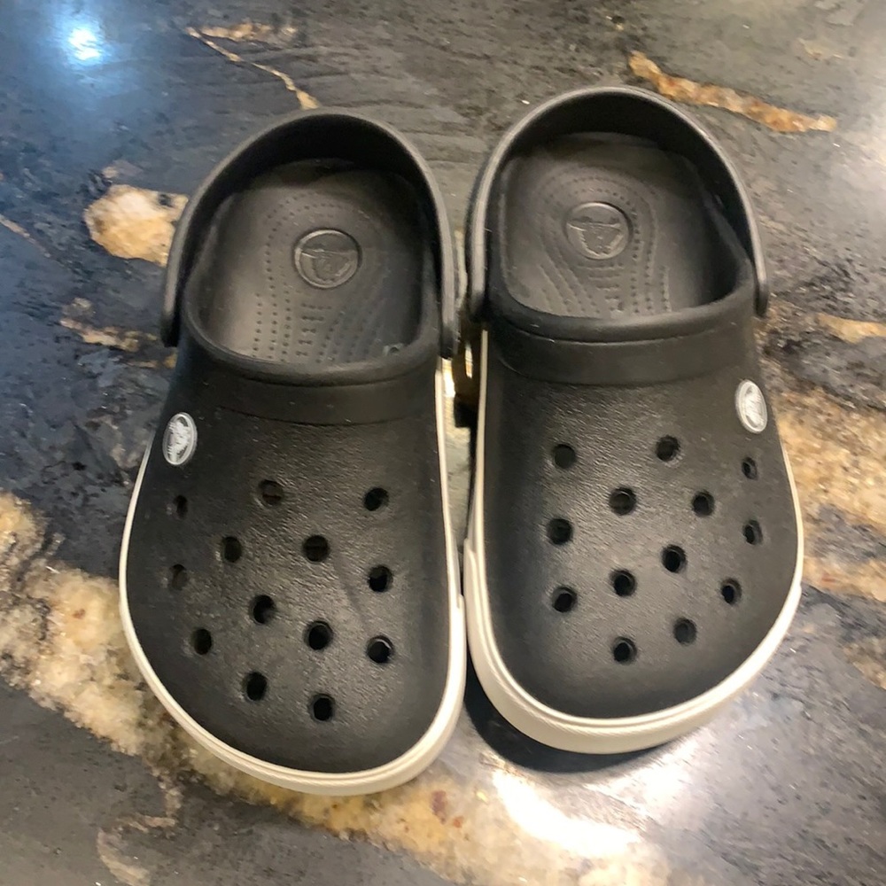 Kids CROCS! Black. Size 1. Great shape!